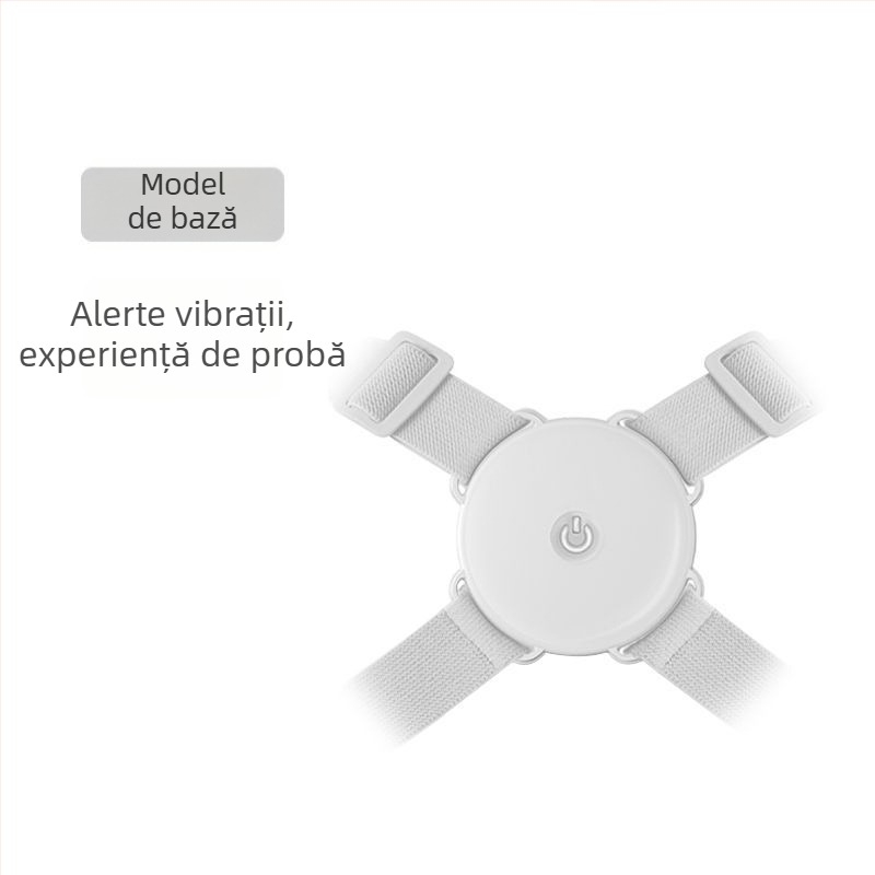 Centură de corecție a posturii pentru copii Peak – senzor inteligent, corecție a poziției, avertizare invizibilă pentru poziția șezutului, deschidere a umerilor; model Pk-yaf4201-1bk, cod produs Yaf13113, lansare în 2025