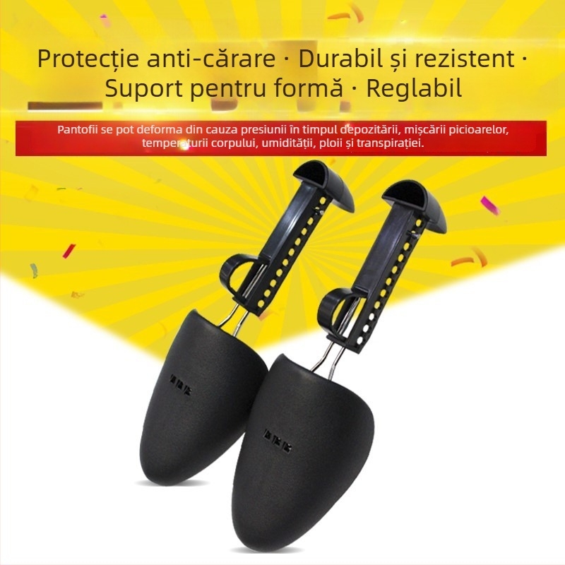 Extensor reglabil pentru pantofi din plastic – prevenire deformare și netezire a cutelor, potrivit pentru pantofi din piele și alte tipuri, World Footprints