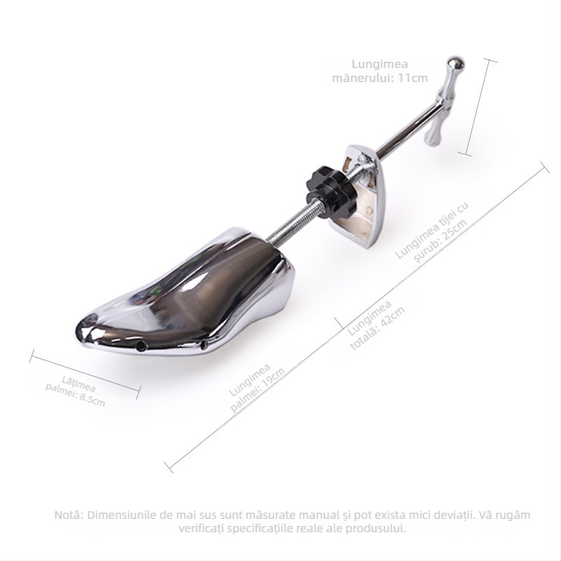 Extender metal pentru pantofi DJ-154, reglabil, potrivit pentru adidași, pantofi din piele, pantofi casual și din stofă; stil zilnic