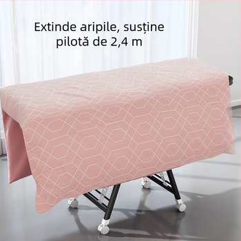 Uscător de haine cu bază la podea, pliabil, în formă de aripă, din fier