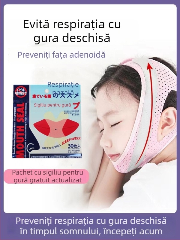 Curea de corectare a respirației prin gură pentru copii — previne deschiderea gurii în timpul somnului; Brand Li Yue, Model: Mouth Breathing Correction Belt