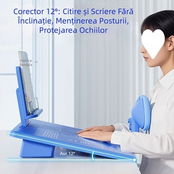 Placă de postură pentru elevi – suprafață de scriere înclinată, corecție a poziției și vederii, Modelul 1, 1 an pe piață, Certificare 1