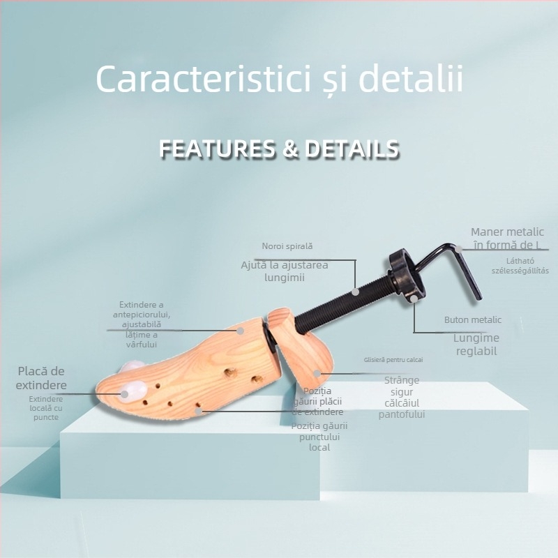 Calapod pentru pantofi din lemn de pin, model ad5258, pentru tipul de calapod 37218041521, stil figurativ, zilnic, sezoane: vară, iarnă, primăvară, toamnă