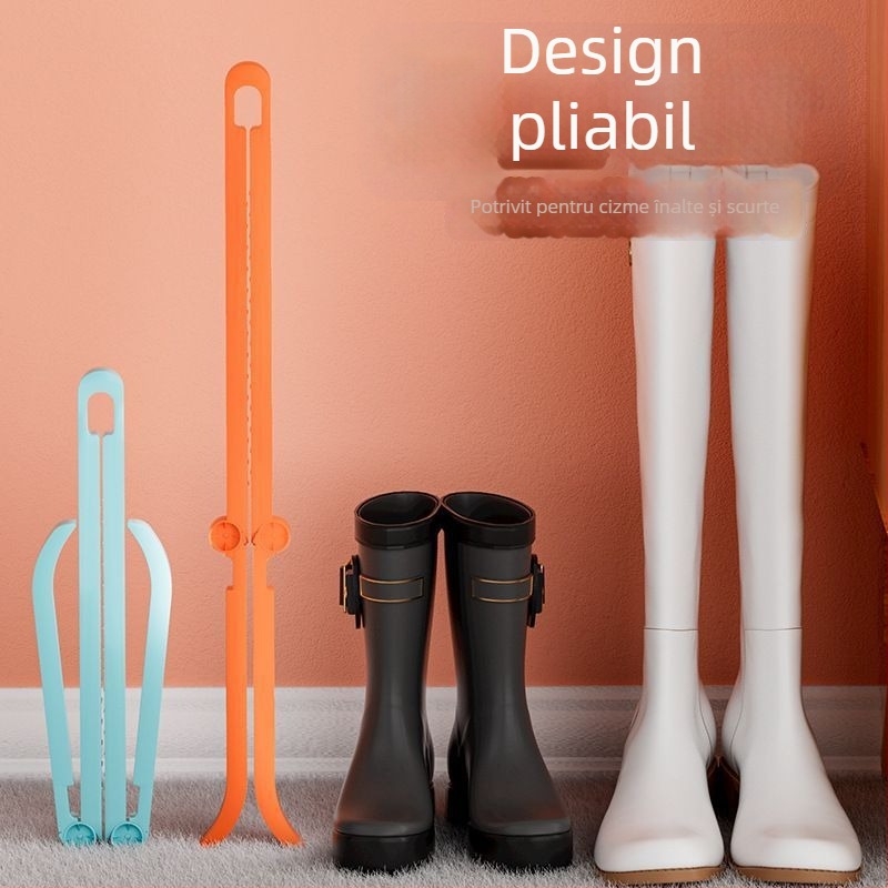 Cadru de susținere pentru cizme, Suport universal din piele pentru încălțăminte, Anti-pliere, Anti-deformare, Anti-cădere