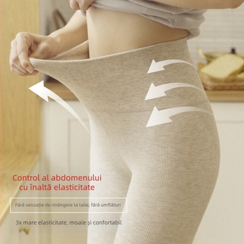 Colanți femei cu fleece pentru iarnă, ridicare fesier, modelare, calzi, foarte groși, 90–95% poliester