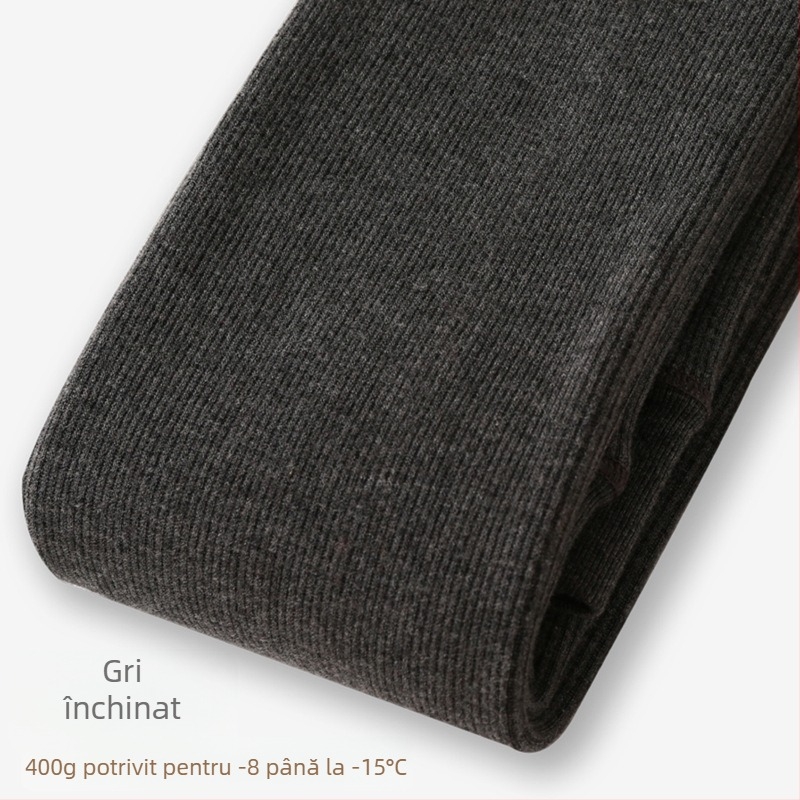 Colanți femei cu fleece pentru iarnă, ridicare fesier, modelare, calzi, foarte groși, 90–95% poliester