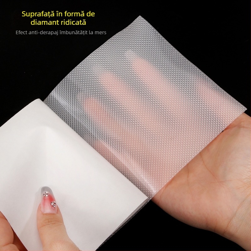 Știker pentru talpă din cauciuc pentru pantofi din piele – protecție invizibilă, anti-uzură; material: cauciuc; pentru toate anotimpurile.