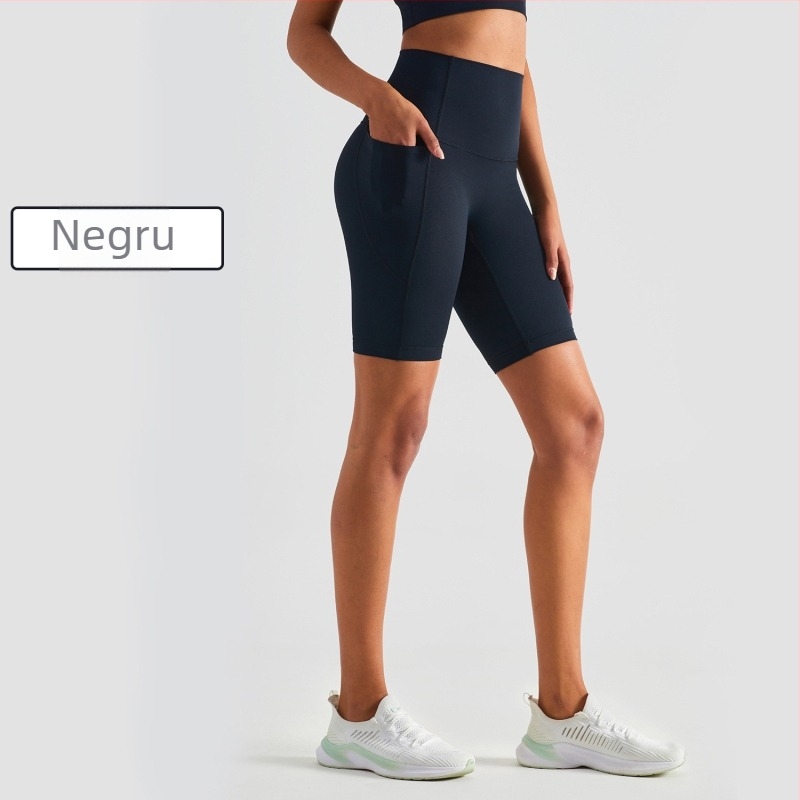 Colanți Capri de yoga talie înaltă, cu efect de ridicare a feselor, ușori, absorbție de umezeală, din nylon, pentru femei