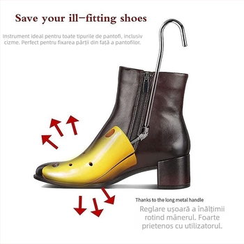 Extensor de pantofi – universal, înălțime și lățime reglabilă, pentru adidași, pantofi din piele și botine