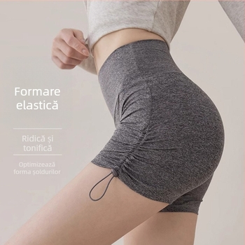 Șorturi pentru femei, respirabile – fibre poliester, lungime trei sferturi, brand Youyou, vară 2025