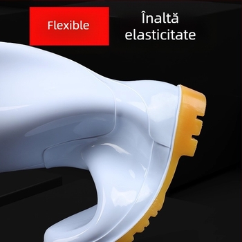 Pantofi igienici de bucătărie pentru fabrici alimentare – anti-derapare, rezistenți la uleiuri și substanțe chimice, PVC (Marcă: Tianjin Lita)
