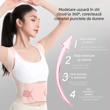 Corector de postură pentru spate Samepeak G1 — respirabil, certificat MA