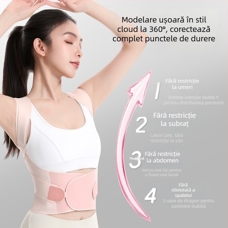 Corector de postură pentru spate Samepeak G1 — respirabil, certificat MA