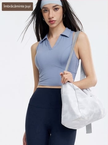 OTSA Top sport cupe fixe integrate pentru antrenament și yoga, absorbant de umezeală, uscare rapidă, Nylon Spandex (80/20)