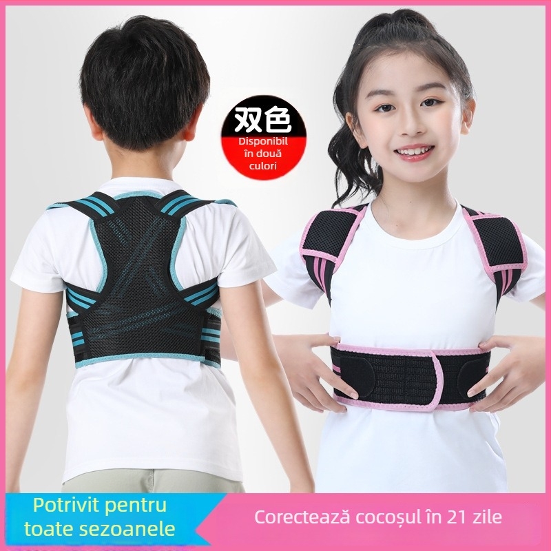 Centură de corecție a posturii pentru copii — previne cocoșarea, alinierea coloanei, deschiderea umerilor. Brand: samepeak; Model: Children's f style; An: 2019; Certificare: Nu