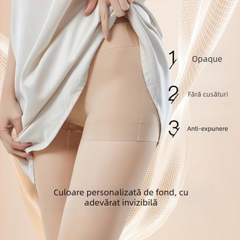 Boxeri nailon cu efect fără urme, ridicare fese, strângere abdomen, talie medie