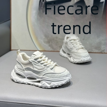 Pantofi sport bărbați cu talpă groasă; suprafața din plasă respirabilă, închidere cu șireturi, talpă din PVC turnată prin injecție, branță interioară textilă (pentru bărbați, talpă joasă, vârf rotund, pentru toate anotimpurile)