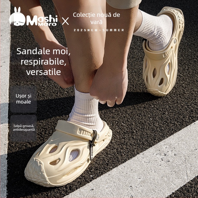 Sandale Crocs pentru bărbați, EVA, respirabile, antiderapante, talpă turnată prin injecție
