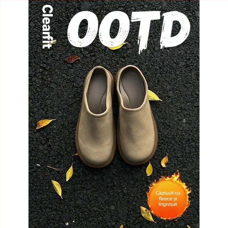 Pantofi bărbați slip-on cu vârf închis, partea superioară din piele sintetică, talpă PVC, talpă Turnată prin injecție, stil leisure