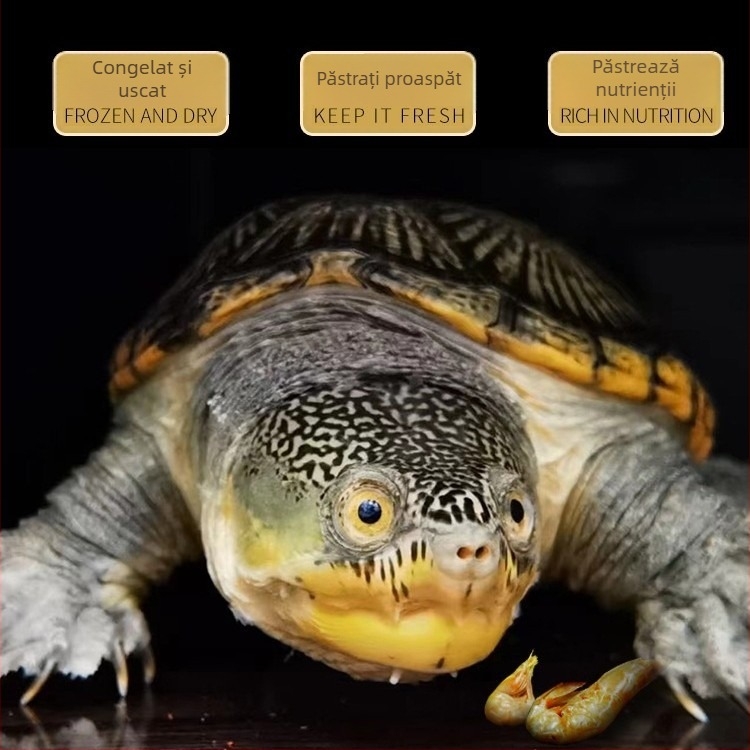 Freeze-Dried Shrimp and Turtle Food — Cod produs: Ttm1002163511; Tip hrănire: Insecte uscate/creveți uscați; Varietate: hrană pentru animale de acvariu