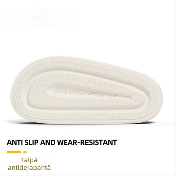 Sandale pentru bărbați din EVA, cu talpă antiderapantă, respirabile, slip-on, vârf închis, talpă groasă