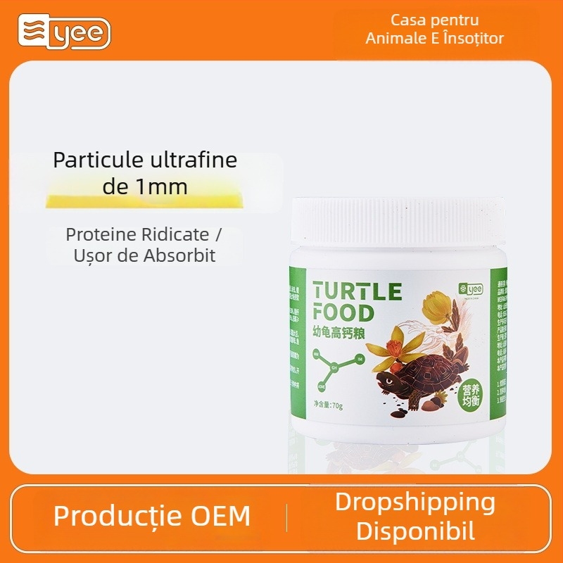 Hrană pentru țestoase juvenile – pelete, marcă YEE, hrană pentru animale acvatice