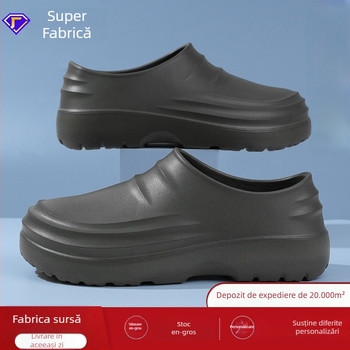 Beihan Pantofi Bucătar Unisex - Impermeabili Slip-On pentru Bucătărie, EVA Partea Superioară, EVA Talpă, Talpă Turnată prin Injecție, Antiderapant