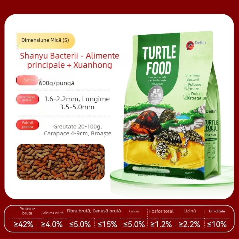 Hrana granulară pentru țestoase pentru animale de companie de acvariu, neimportată, marcă Other