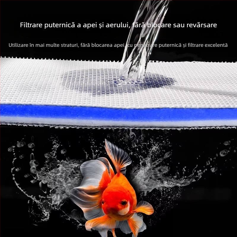 PU burete de filtrare pentru acvariu, filtrare din burete cu permeabilitate înaltă, mediu biochimic îngroșat, 200 g, marcă Guanzhoumu