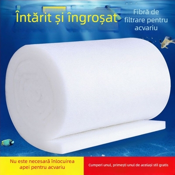 Vată filtrantă pentru acvariu, cu burete dens și vată biochimică pentru filtrare în acvariu