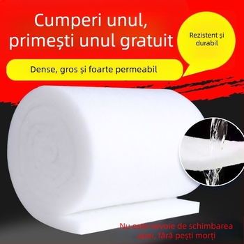 Vată filtrantă pentru acvariu, cu burete dens și vată biochimică pentru filtrare în acvariu