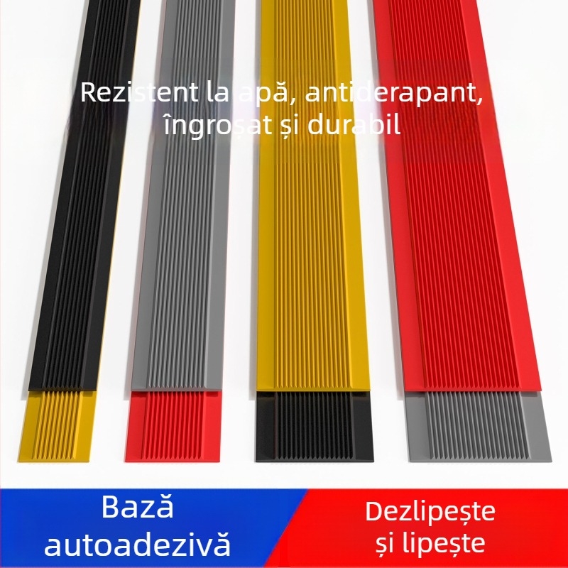 Covoraș antiderapant pentru trepte, PVC, autoadeziv, impermeabil, rezistent la uzură