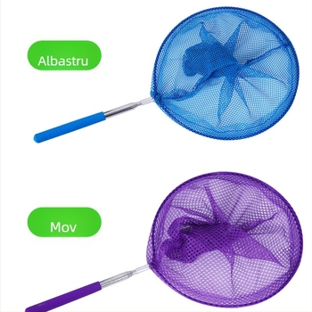 Nete de pescuit retractabile cu 5 secțiuni din plastic pentru copii, echipament de acvariu, origine Shandong