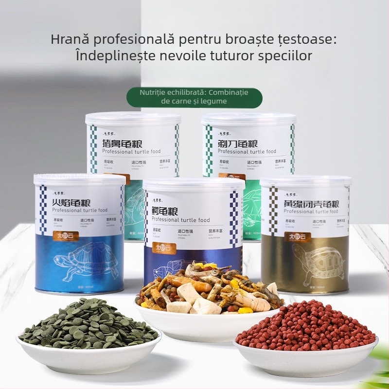 Hrană pentru țestoase – carne pură, freeze-dried, 350 g, pachet cu 20 de cutii, pentru acvariu