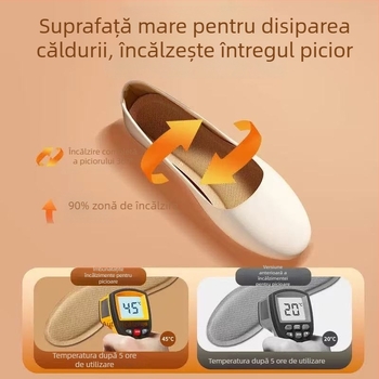 Tălpi încălzite pentru pantofi – fibră nețesută, talpă întreagă, încălzire de 8 ore, disponibile în diverse modele, unisex