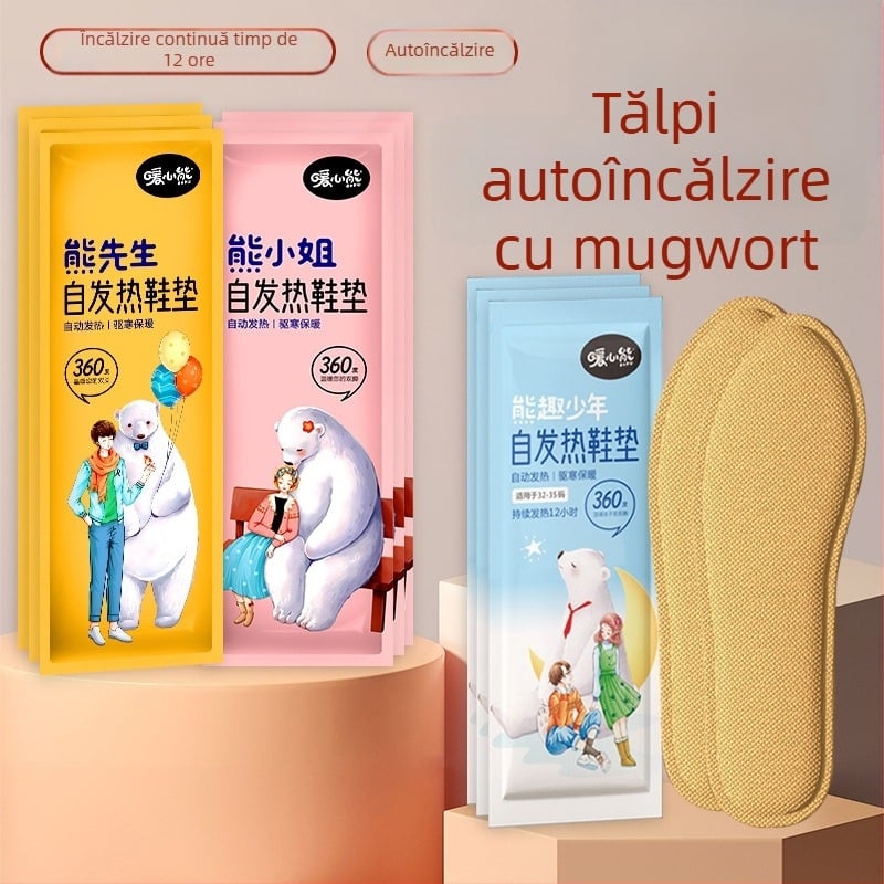 Tălpi încălzite pentru pantofi – fibră nețesută, talpă întreagă, încălzire de 8 ore, disponibile în diverse modele, unisex