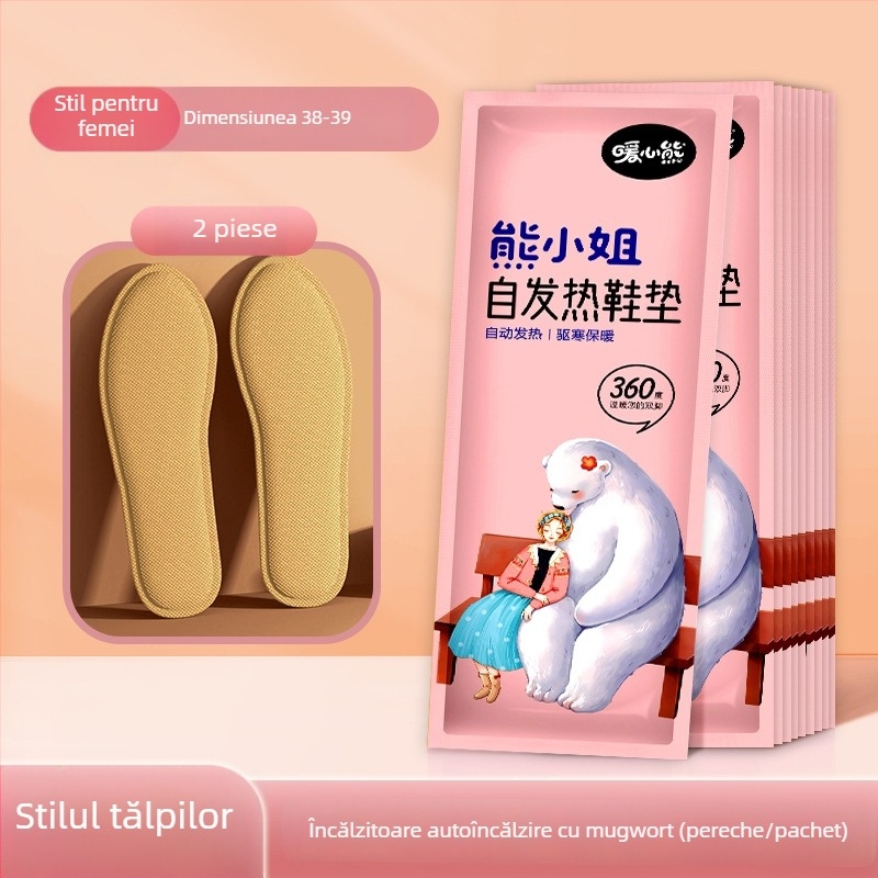 Tălpi încălzite pentru pantofi – fibră nețesută, talpă întreagă, încălzire de 8 ore, disponibile în diverse modele, unisex