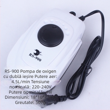 Aerisator pentru acvariu, compact – Risheng; 0.23 kg/set; marcă privată autorizată: Da; cutii: 120