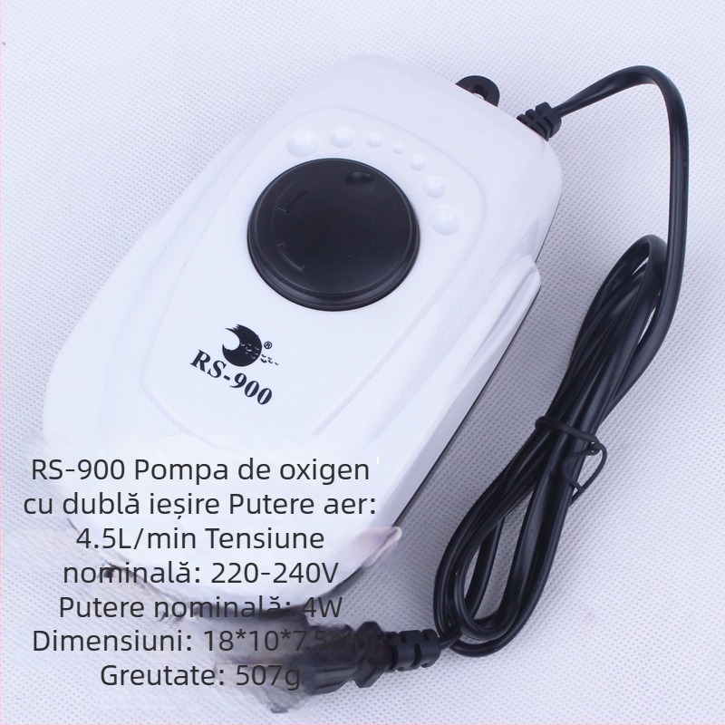 Aerisator pentru acvariu, compact – Risheng; 0.23 kg/set; marcă privată autorizată: Da; cutii: 120