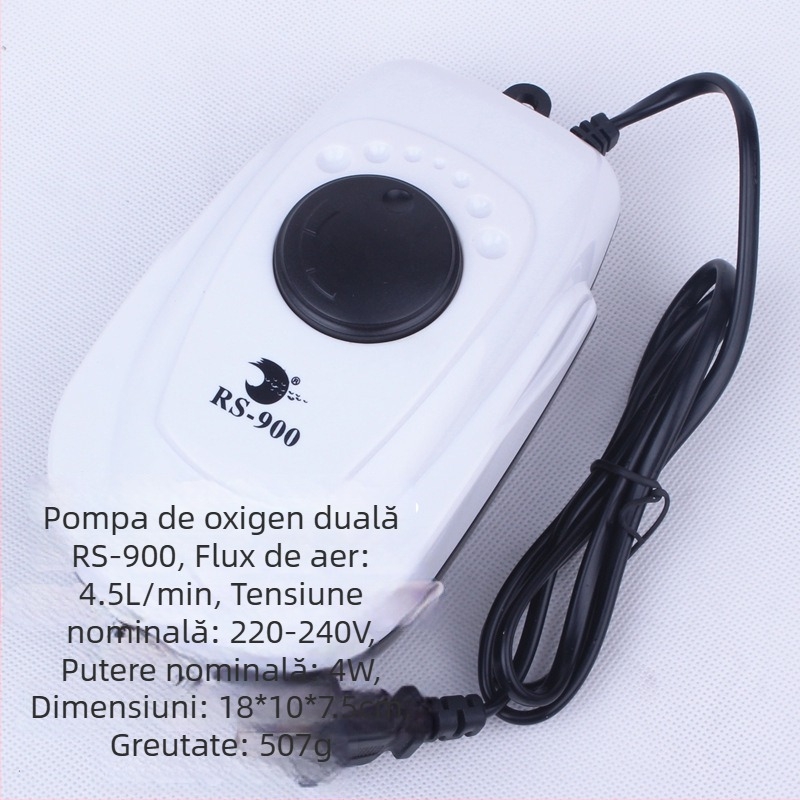 Risheng aerator compact pentru acvariu, 0.23 kg pe unitate, etichetă privată licențiată, ambalaj 120 bucăți