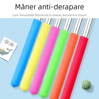 Plasă pentru insecte pentru copii, cu tijă telescopică — din oțel inoxidabil, brand Little Ancient Classmate, echipament pescuit/acvariu