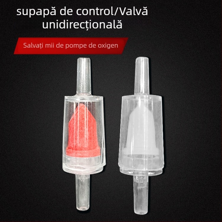 Valvă Jingye din plastic pentru pompă de oxigen în acvariu – prevenire reflux, 0.1 kg