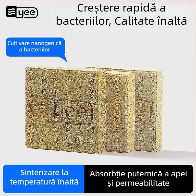 Material filtru pentru acvariu — mediu de filtrare din plastic, greutate 0.4 kg, marcă Yee