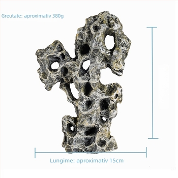 Pietriș decorativ pentru acvariu din rășină – Taihu Stone, decor pentru acvariu