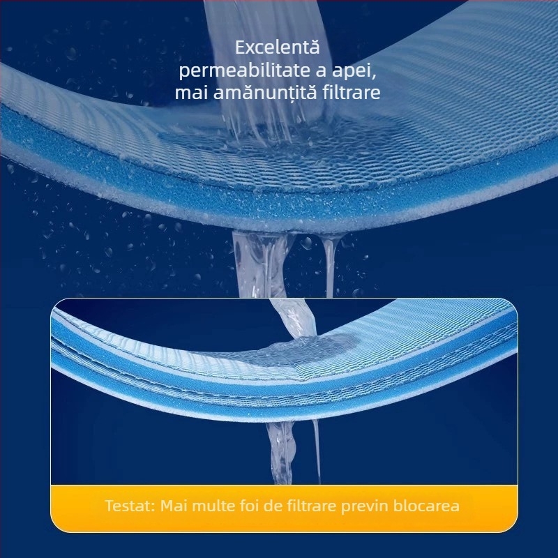 Naypet vată filtrantă pentru acvariu – fără adeziv, 8D, îngroșată