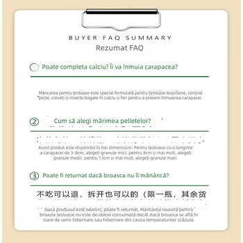 Hrană granule pentru țestoase tinere cu urechi roșii – hrană de acvariu pentru animale de companie