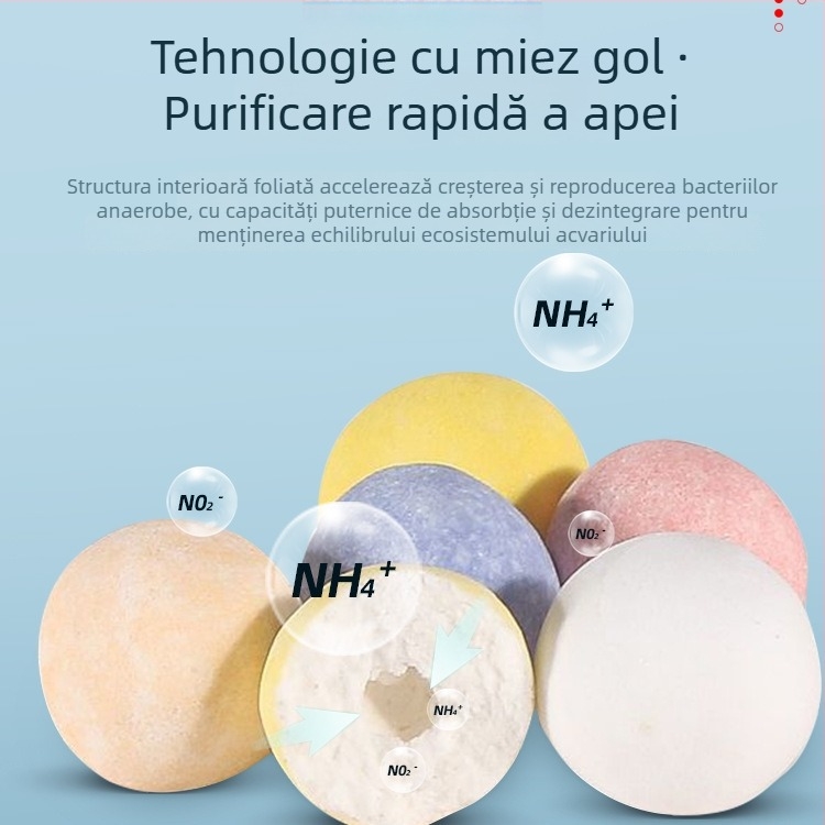 Mediu Filtrant cu Bile Purificatoare Jingye, 0.5 kg, Calitatea Apei