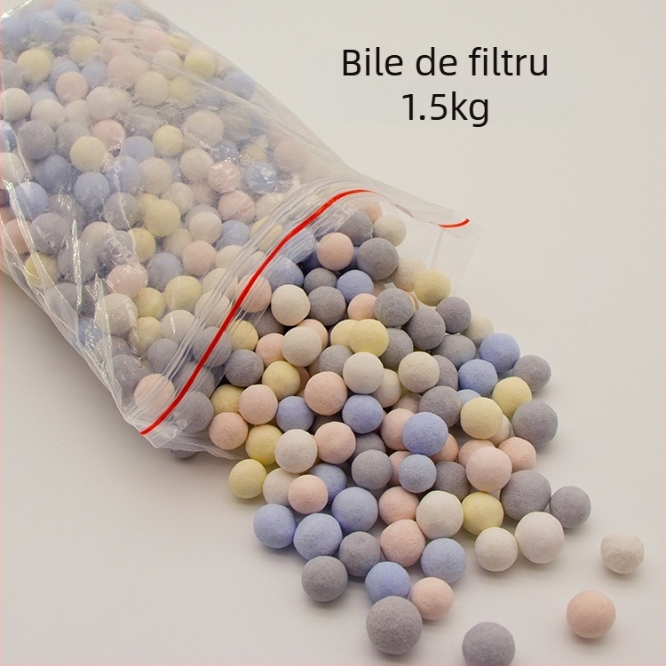 Mediu Filtrant cu Bile Purificatoare Jingye, 0.5 kg, Calitatea Apei