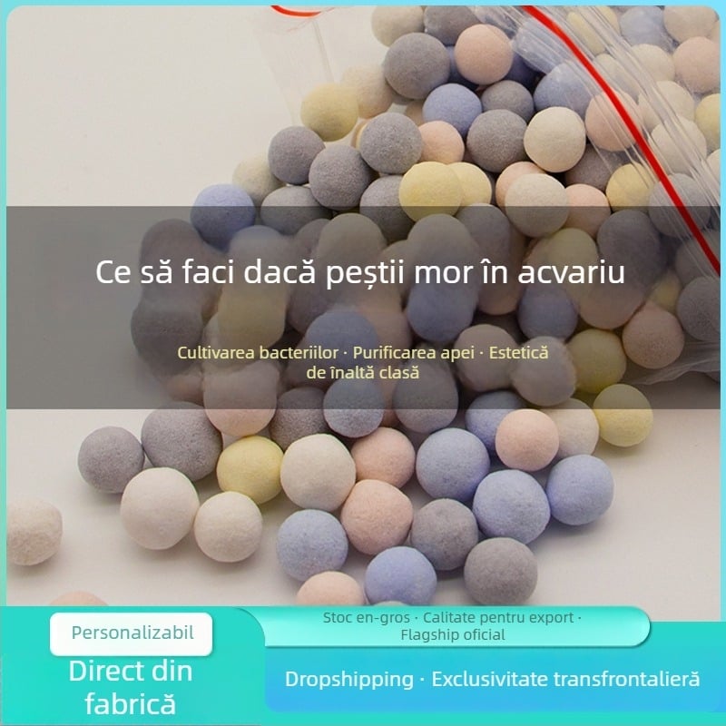 Mediu Filtrant cu Bile Purificatoare Jingye, 0.5 kg, Calitatea Apei