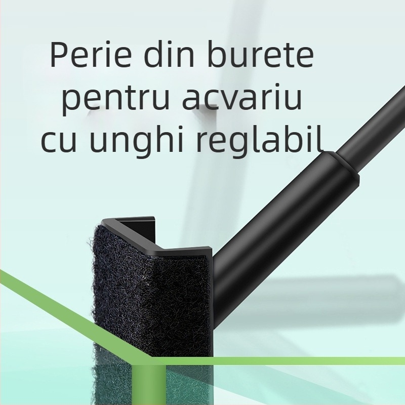 Pet sound instrument de curățare pentru acvariu, 5 în 1, telescopic, mâner lung, perie de curățare, din plastic și tub de fibră de sticlă, greutate 850 g, set de 5 bucăți
